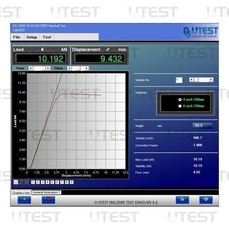 Multiplex Machine with Servo Motor and BC100 TFT Graphics Data Acquisition and Control System, 50 kN